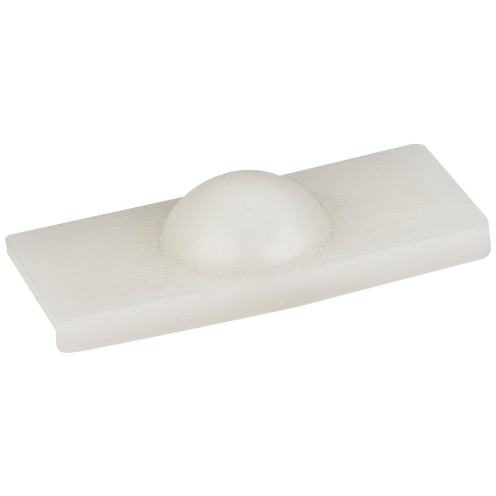 Plastic Cabinet Glide 1-3/4" x 3/4" size in durable plastic material