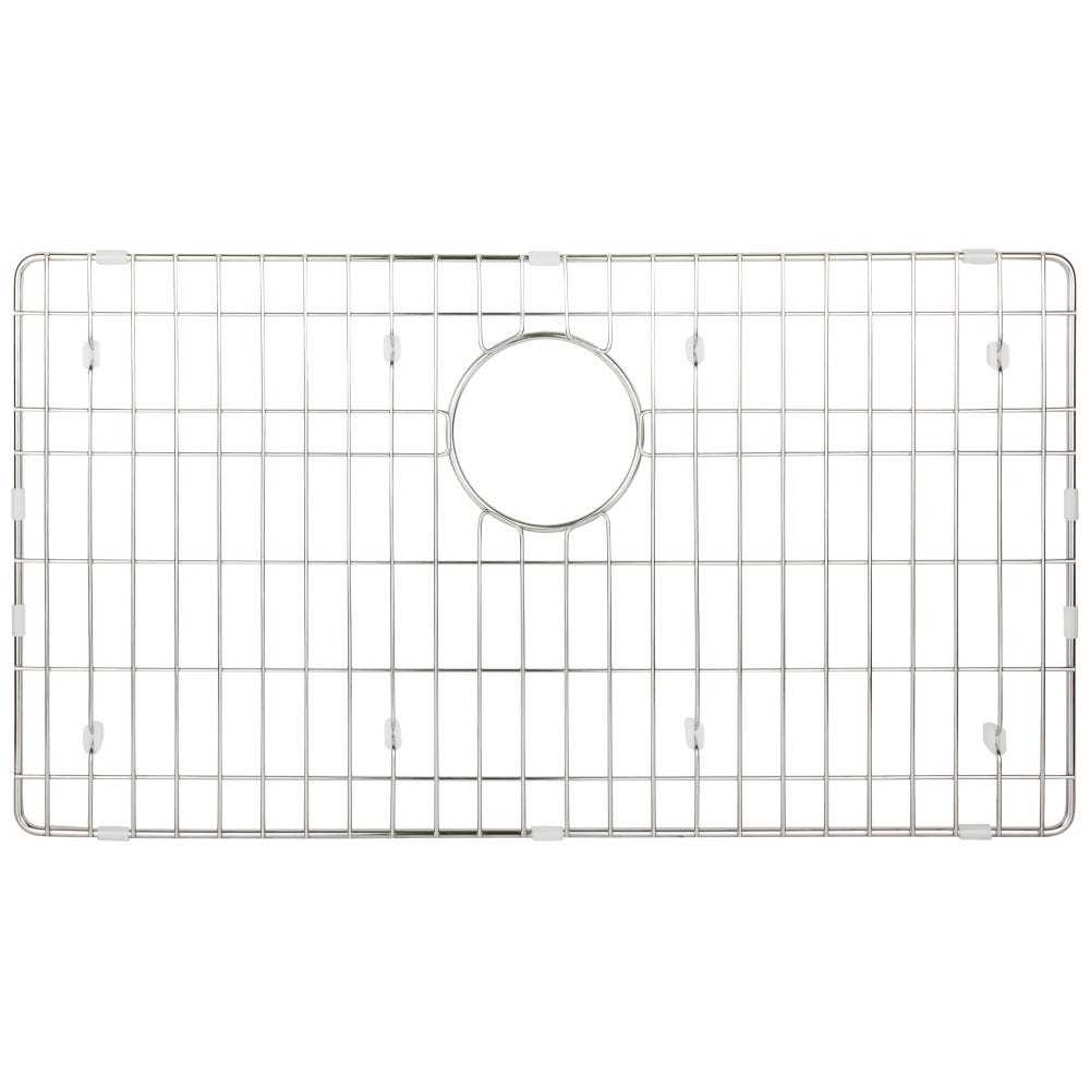 Stainless Steel Grid for HMS190 Sink in polished finish, durable material designed for kitchen use