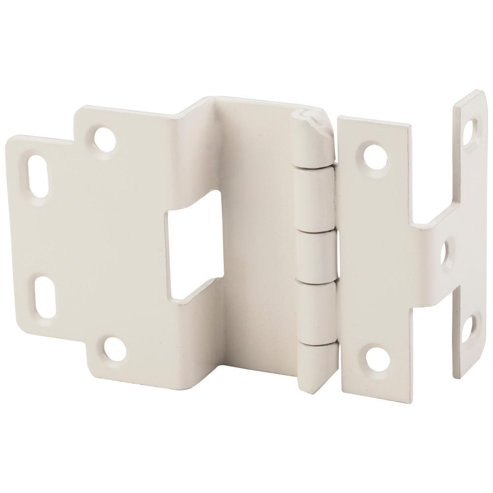 Non-Mortise Institutional 5-Knuckle Cabinet Hinge in Almond, designed for 13/16" door thickness and 3/4" panel thickness, durable hardware