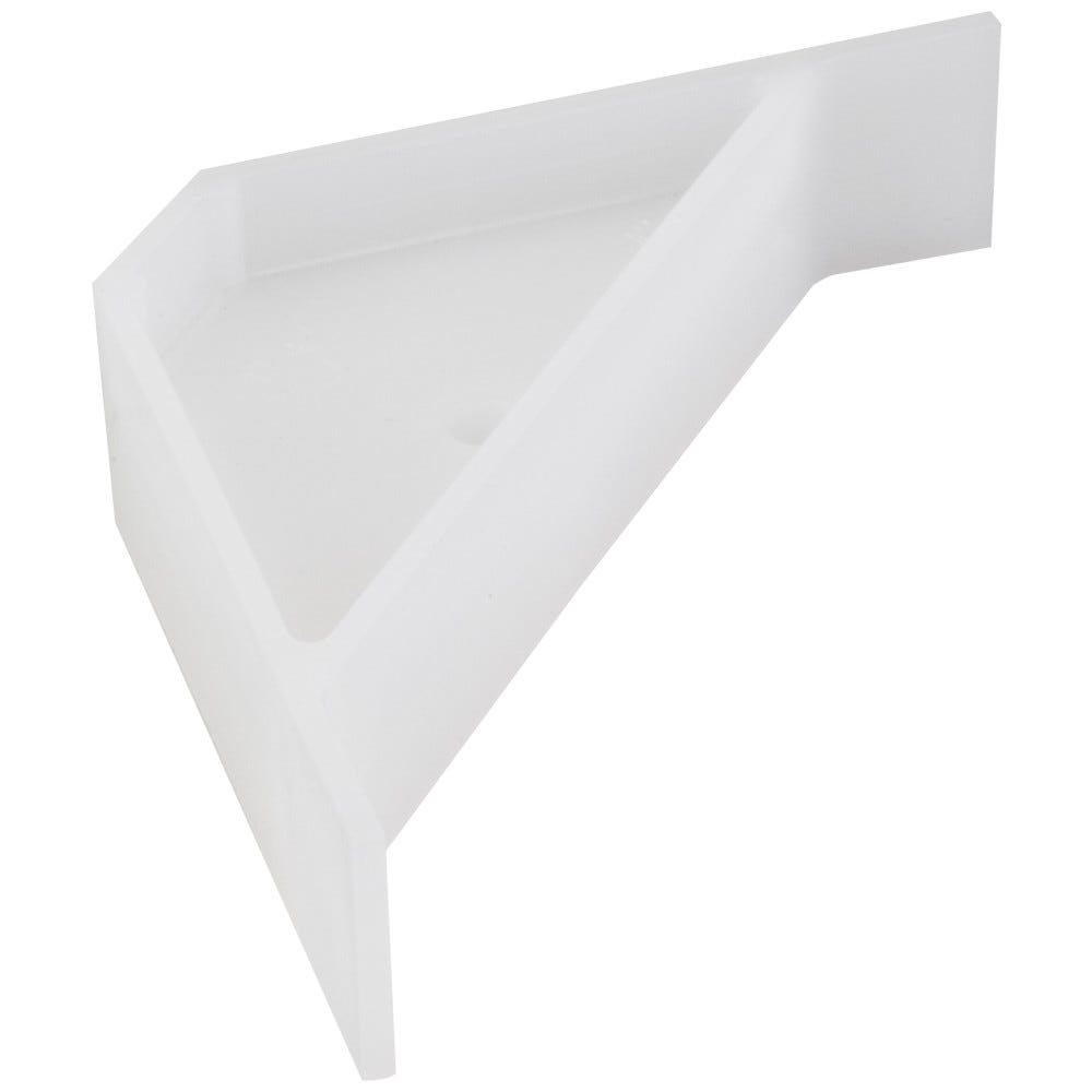 Corner Brace Natural Color No Tabs, natural finish, functional hardware, sturdy support