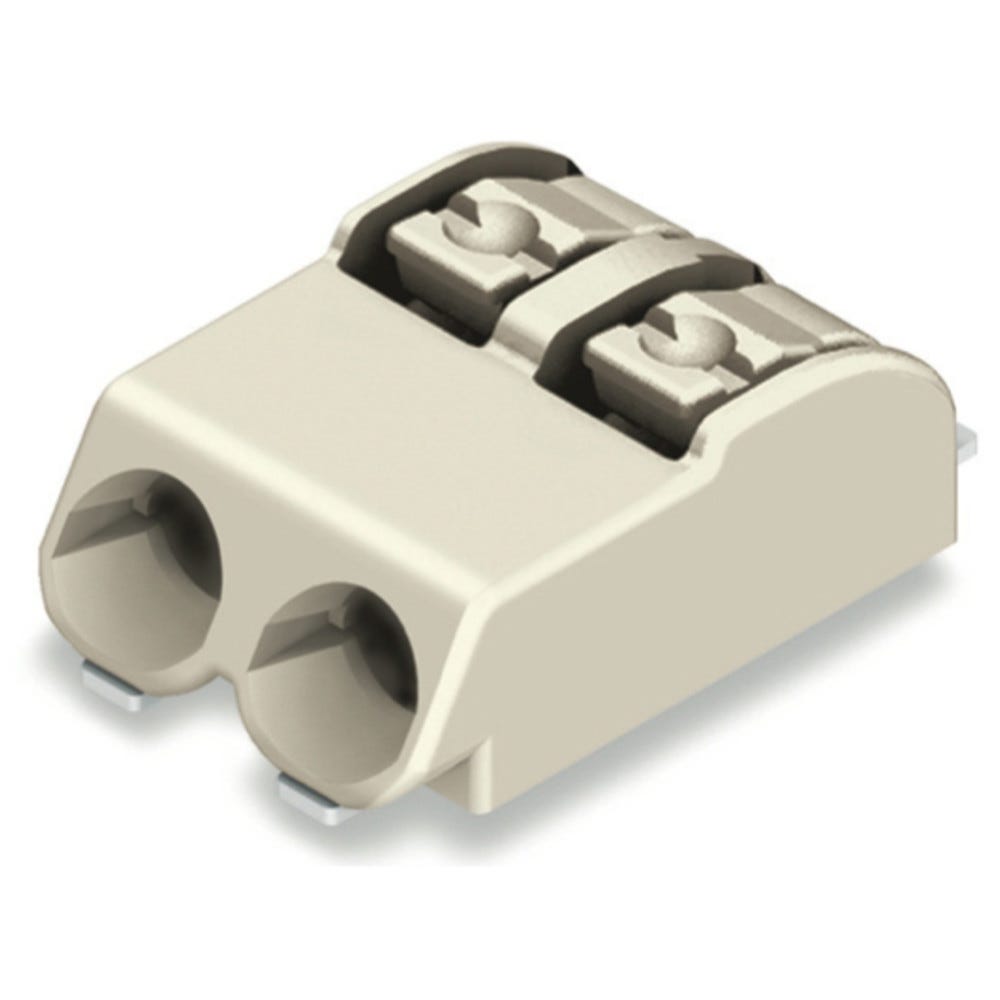 20-Pack Solder-On 2-Pin Strip Connector in durable finish, ideal for lighting and electrical projects