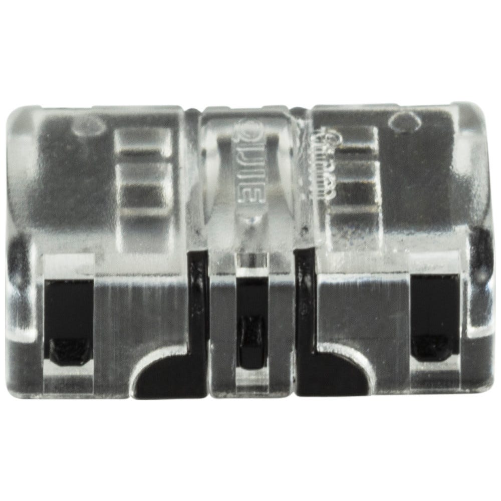 8mm Splice Snap Connector in durable plastic material, designed for seamless flooring connections