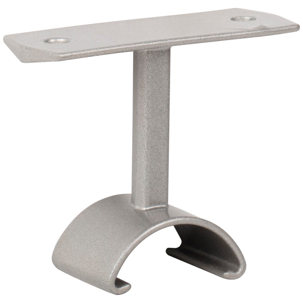 Satin Nickel Top-Mounted Support Lighted Closet Rod by Task Lighting