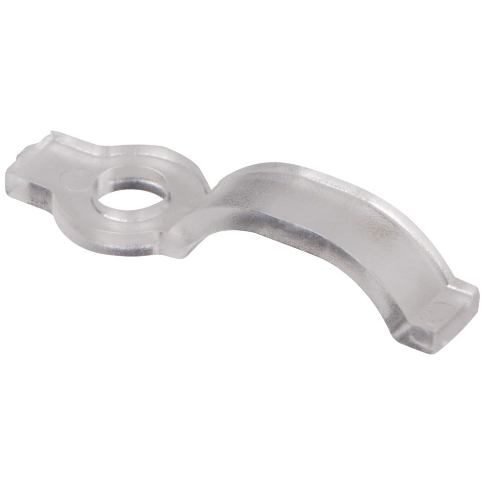 Clear Plastic Neon Top Bend Loop Mounting Clip for lighting installation