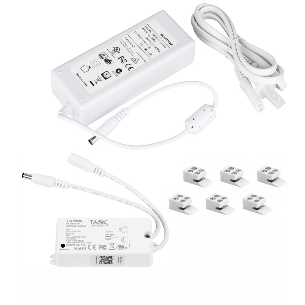 Tape Kit 1 Zone 1 Area Expansion Pack with Power Supply, sleek design, versatile lighting solution, Task Lighting brand