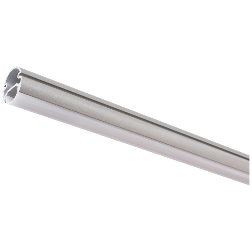 18 inch LED Lighted Closet Rod in Satin Nickel finish, 400 Lm/Ft, 5W, 3000K light color