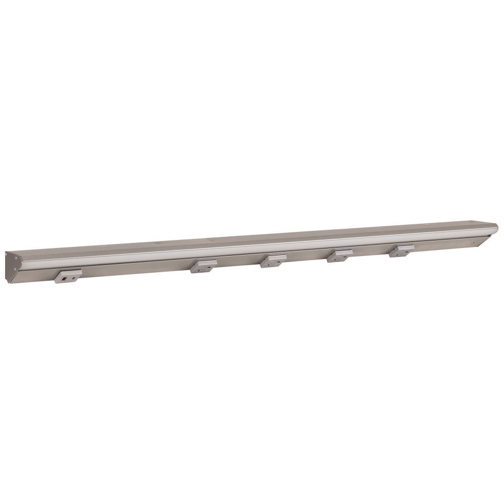 30-1/2" LPS RM Series Satin Nickel lighting fixture with grey receptacle and USB-Ac port
