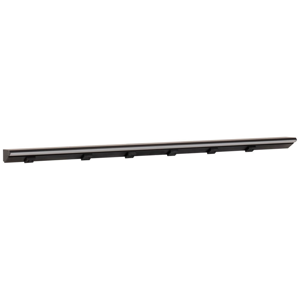 42-1/2" LPS RM Series LED Fixture in black powder finish with USB-Ac port and wire entry, designed for modern lighting solutions
