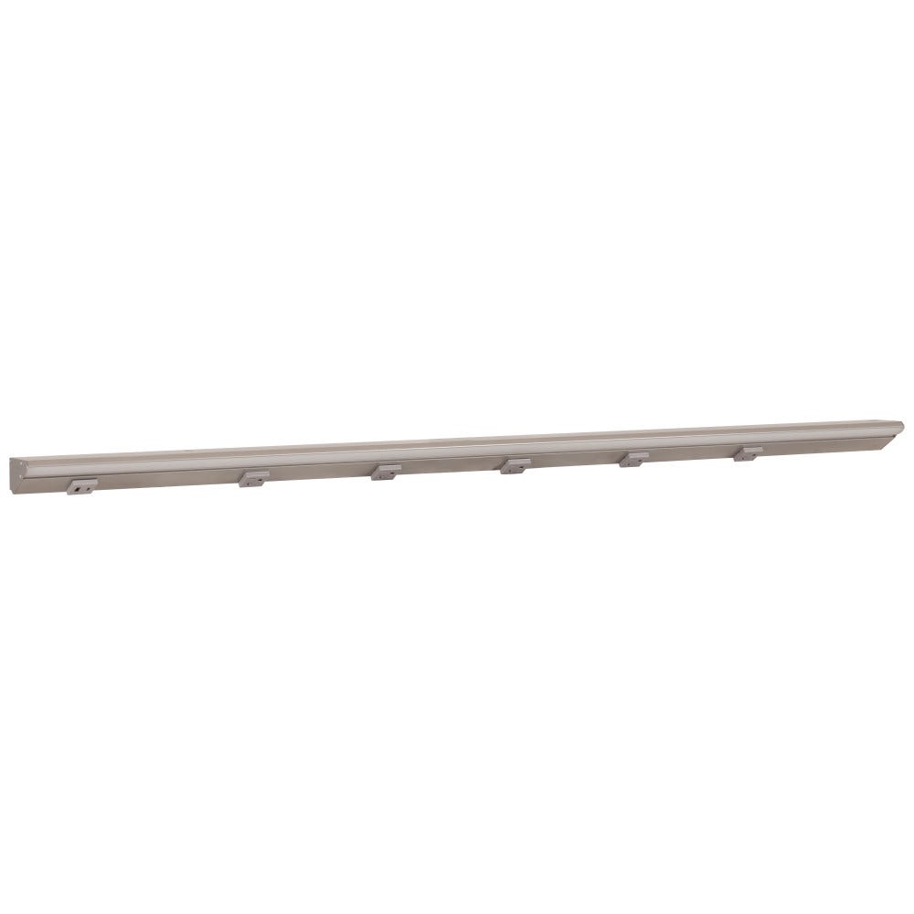 48-1/2" LPS RM Series Power Solution in Satin Nickel with Grey Receptacle and USB-Ac Outlet