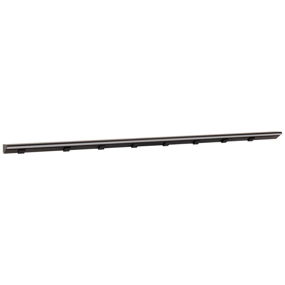 60-1/2" LPS RM Series lighting fixture in black powder finish with USB-AC outlet and multiple receptacles