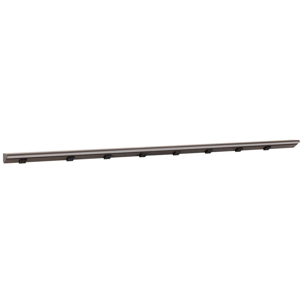 60-1/2" LPS RM Series light fixture in bronze powder finish with USB-AC port and multiple receptacles, modern design