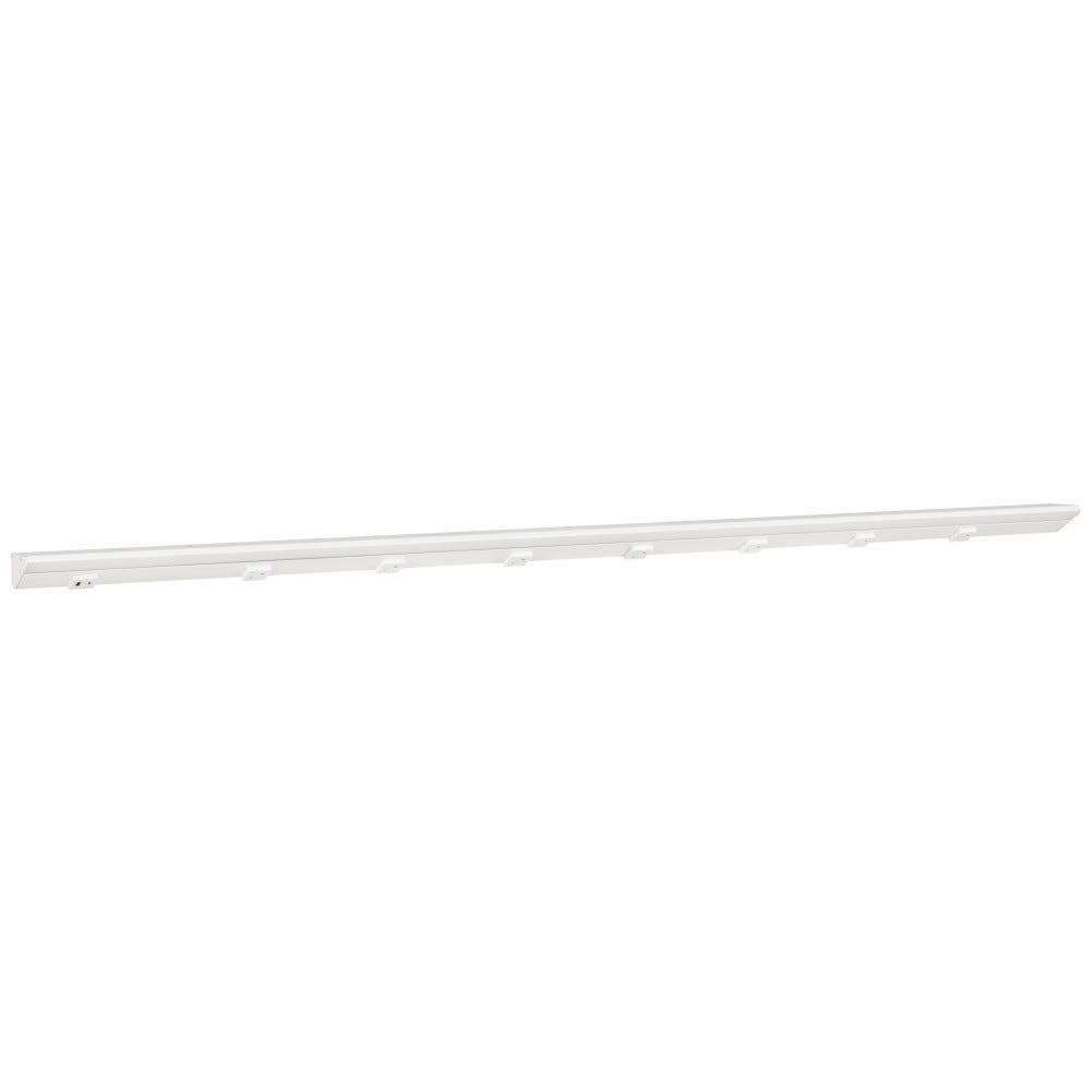 60-1/2" LPS RM Series receptacle in white powder finish with USB-Ac left and wire entry right, 600 lumens, 30 watts