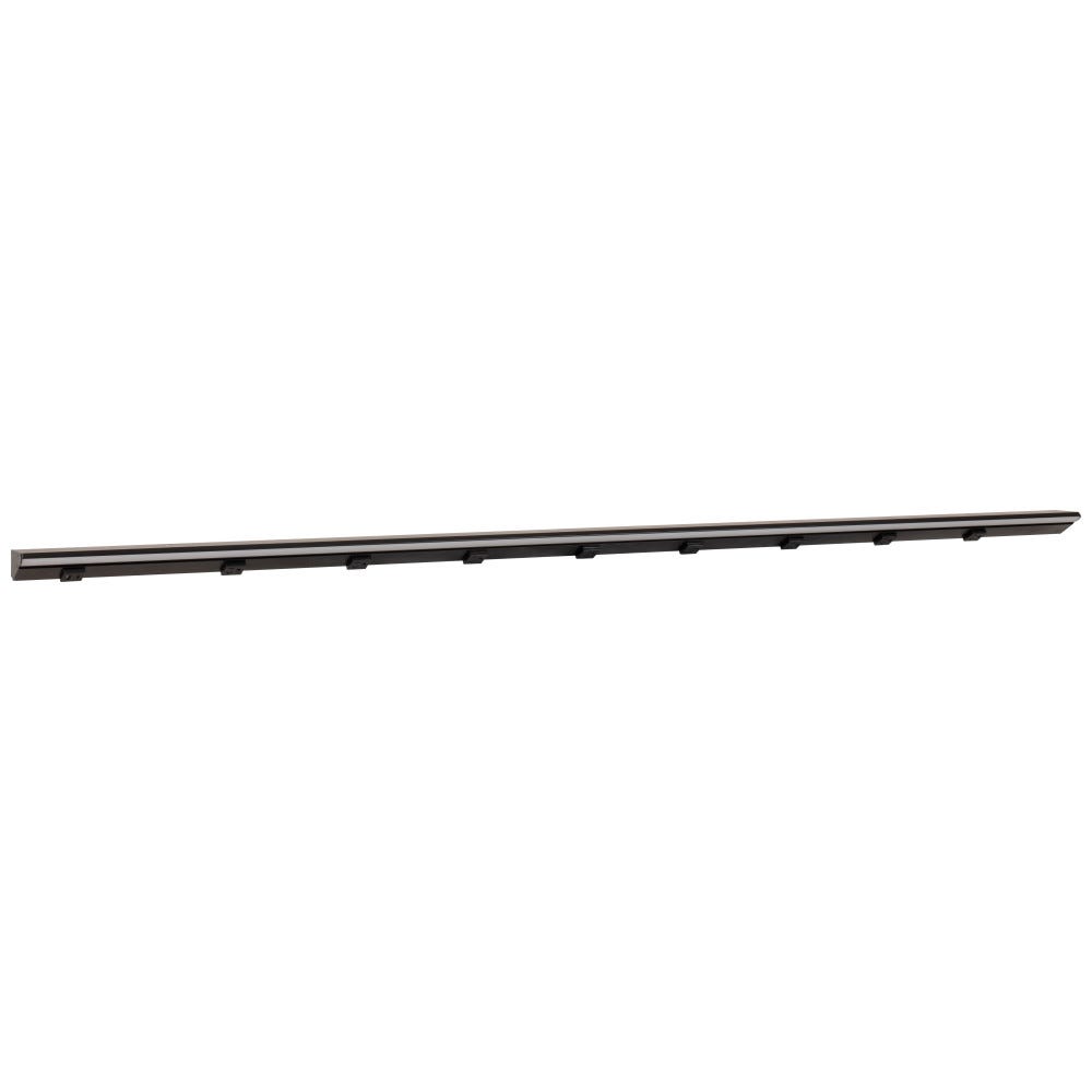 72-1/2" LPS RM Series lighting fixture in black powder finish with USB-AC outlet and multiple receptacles