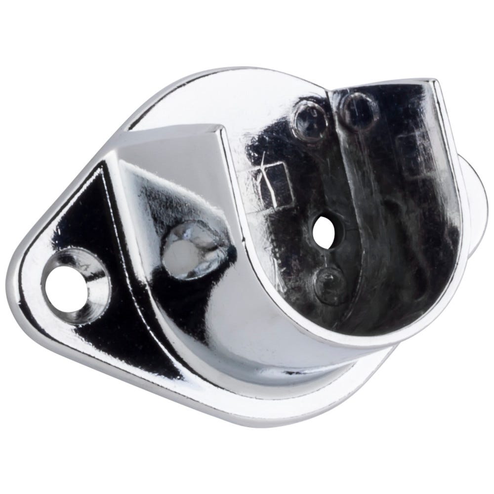 Open Screw-In Mounting Bracket For 1" And 1-1/16" Round Closet Rod Screw-In Type.