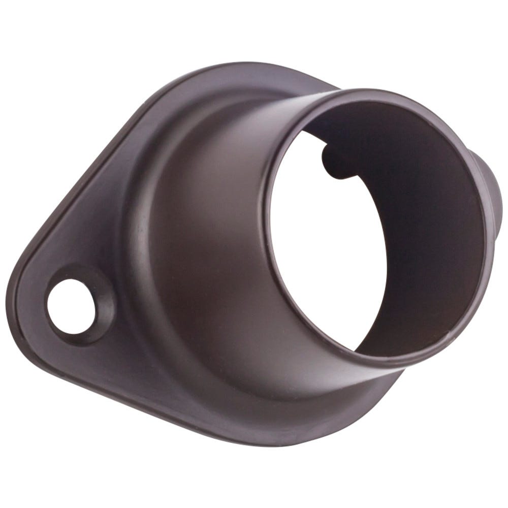 Closed Mounting Bracket for 1" and 1-1/16" Round Closet Rod in Oil Rubbed Bronze finish, durable and stylish organizer accessory.