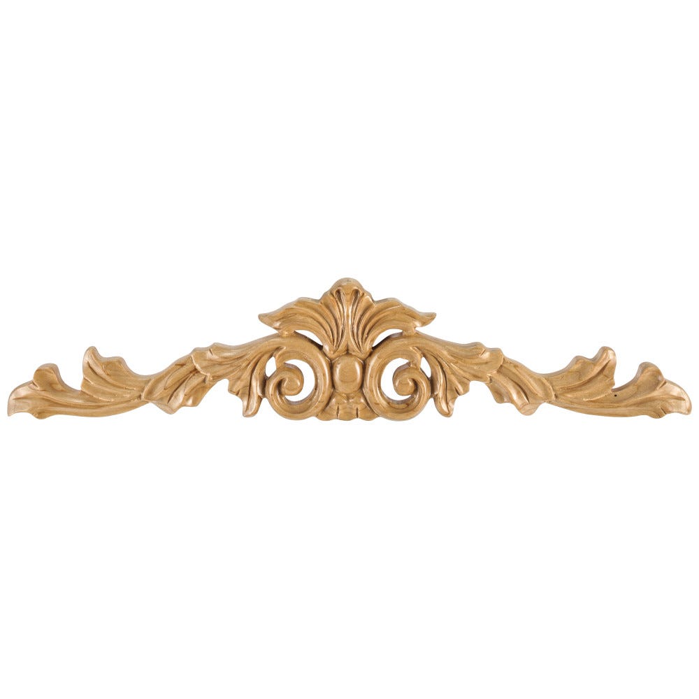 15-1/4" X 1/2" X 3-1/4"Hand Carved Onlay