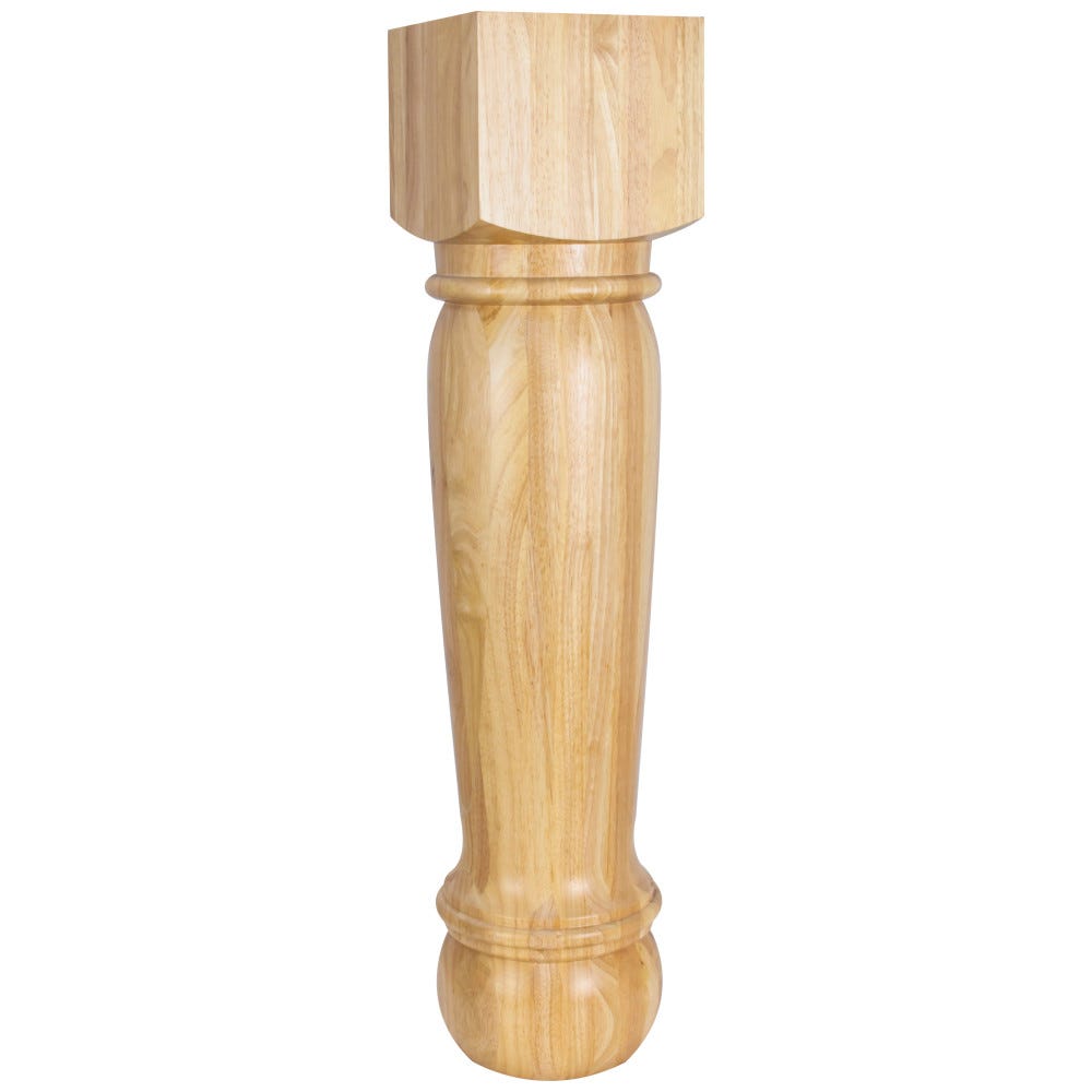 8" x 8" x 35-1/2" Traditional Post in rubberwood finish by Hardware Resources