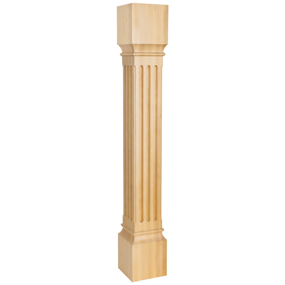 5" X 5" X 35-1/2" Large Fluted Post