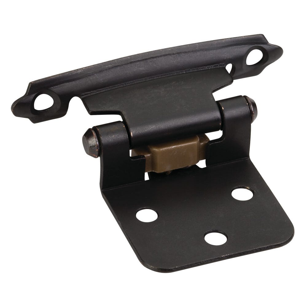 Flush Hinge 1pairwith 4-5x5/8" Oh Screws 6- 6x1/2"Fh Screws And 2 Flat Form Pads