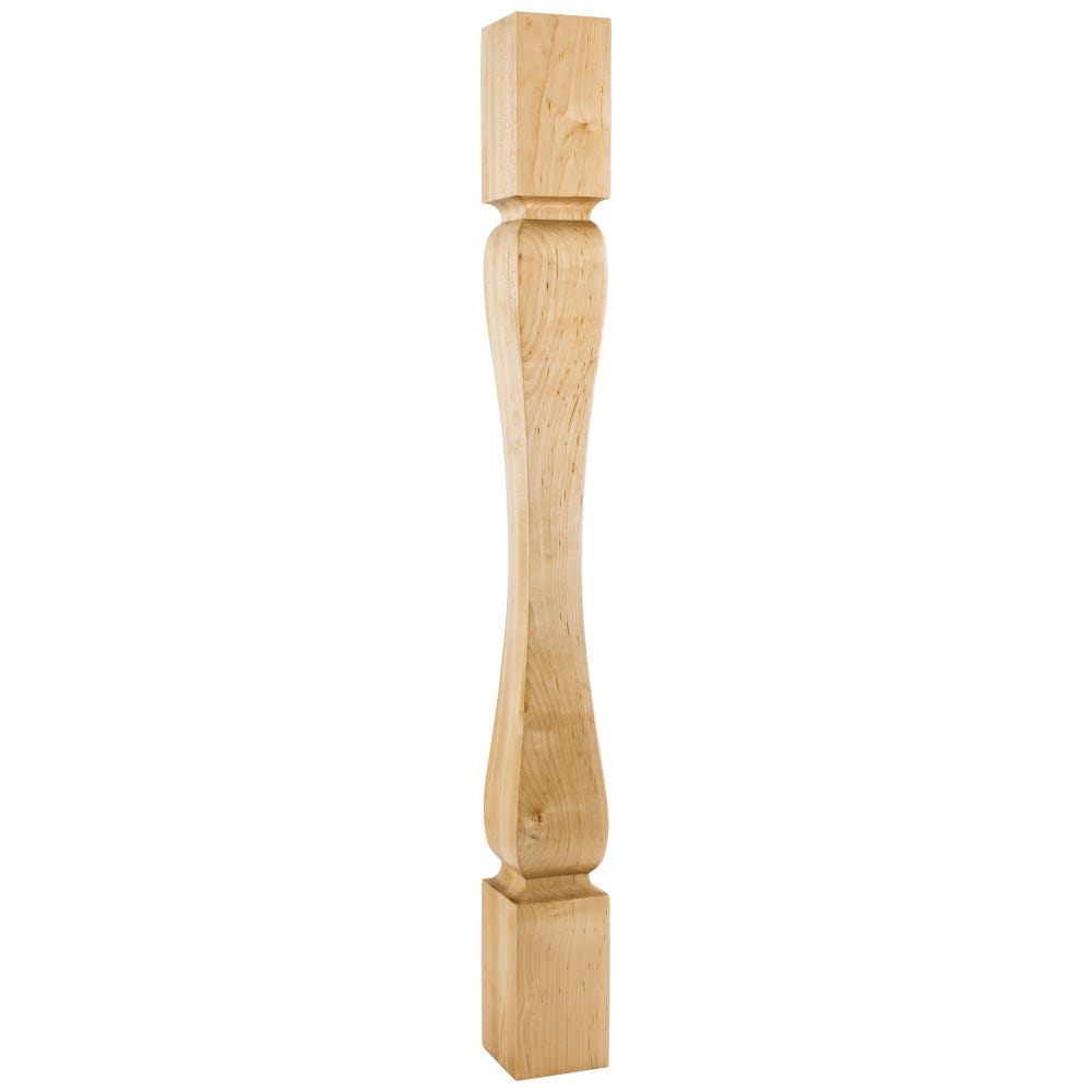 3-1/2" X 3-1/2" X 35-1/2" Turned Transitional Post