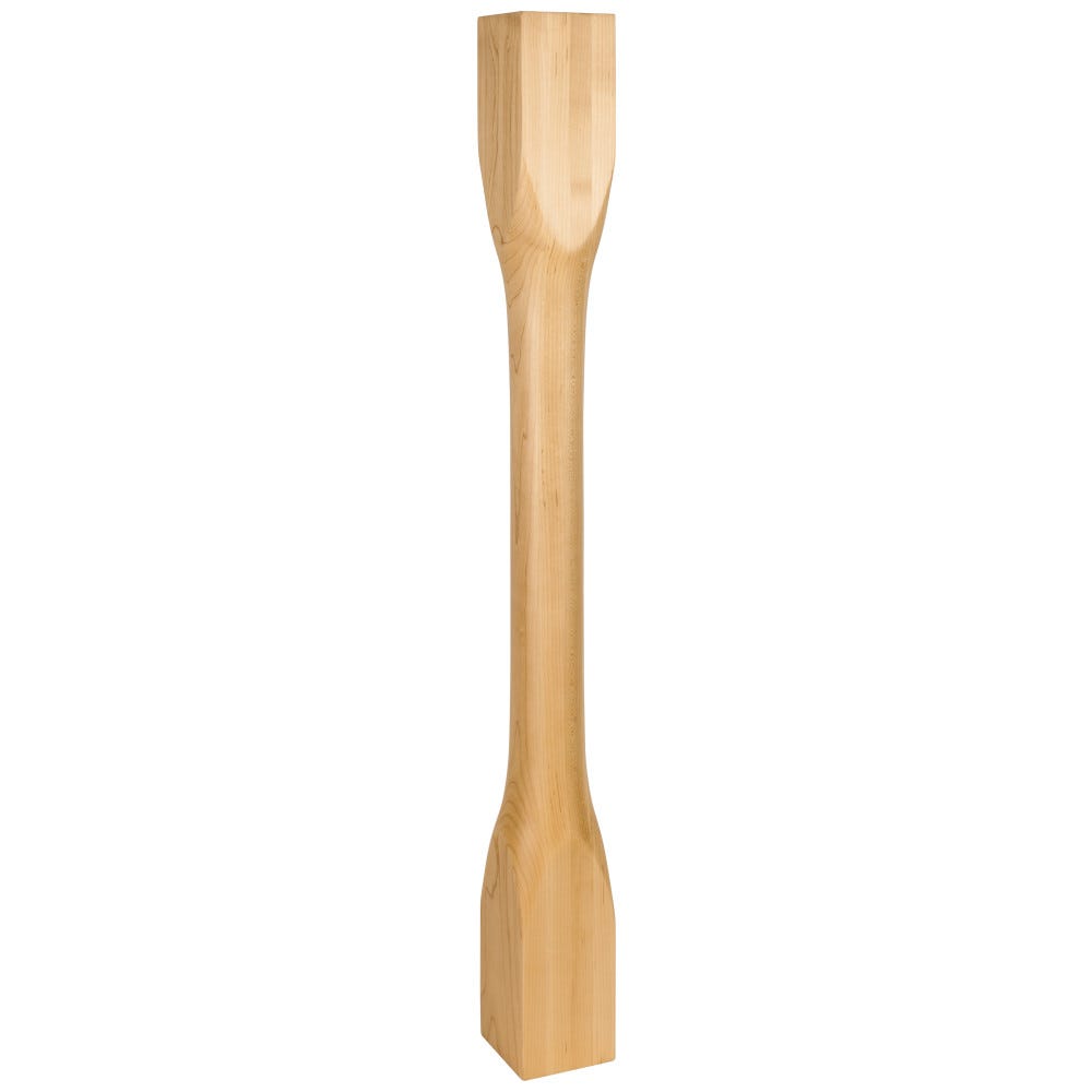 3-1/2" X 3-1/2" X 35-1/2" Cathedral Turned Contemporary Post