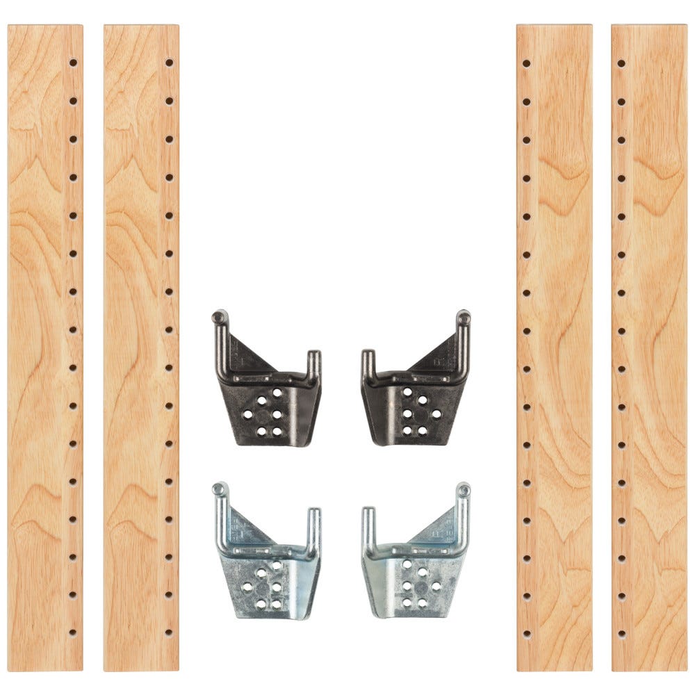 2-1/2" System - Double European Hinge Kit in sleek finish, functional hardware for modern doors