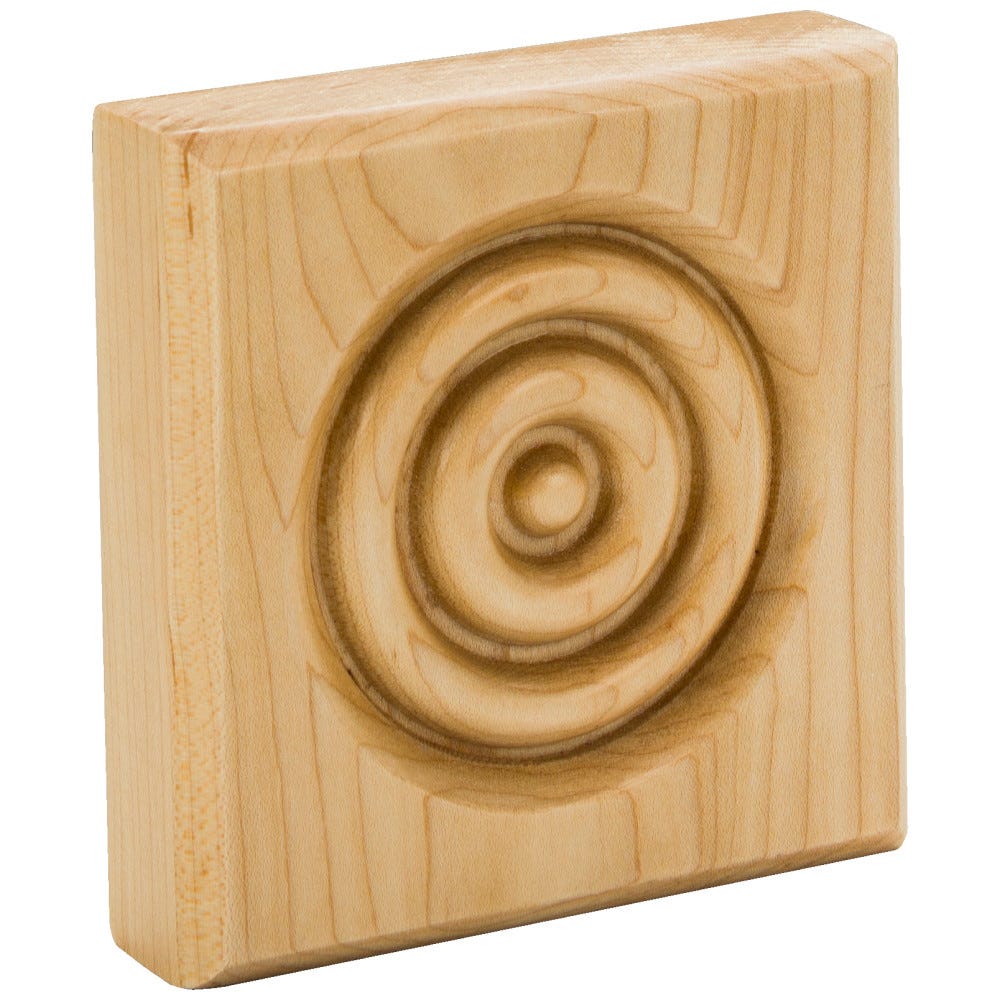 4" X 4" X 1" Rosette