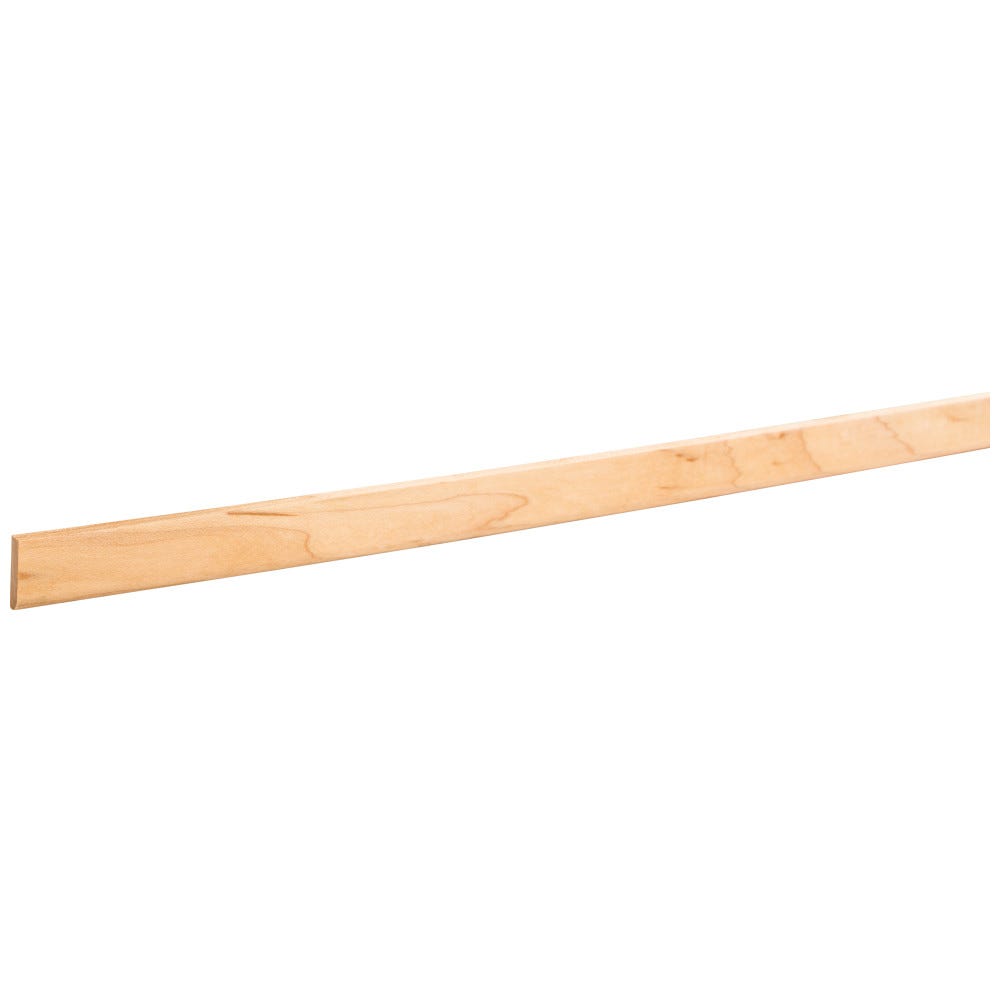 Cherry 3/16" x 3/4" Scribe Moulding, rich cherry color, crafted from high-quality wood