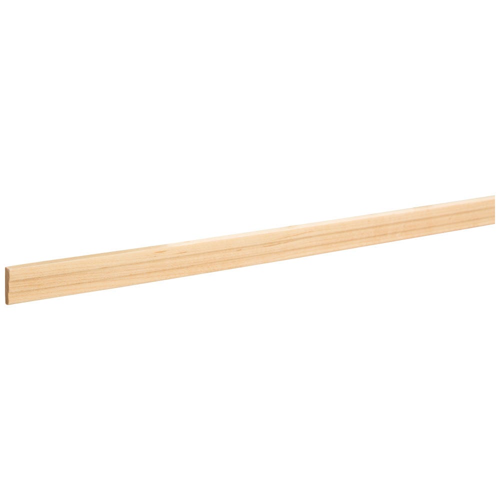 3/4" x 1/4" Stepped Scribe Moulding in oak finish, 8 ft stick, crafted from durable oak material
