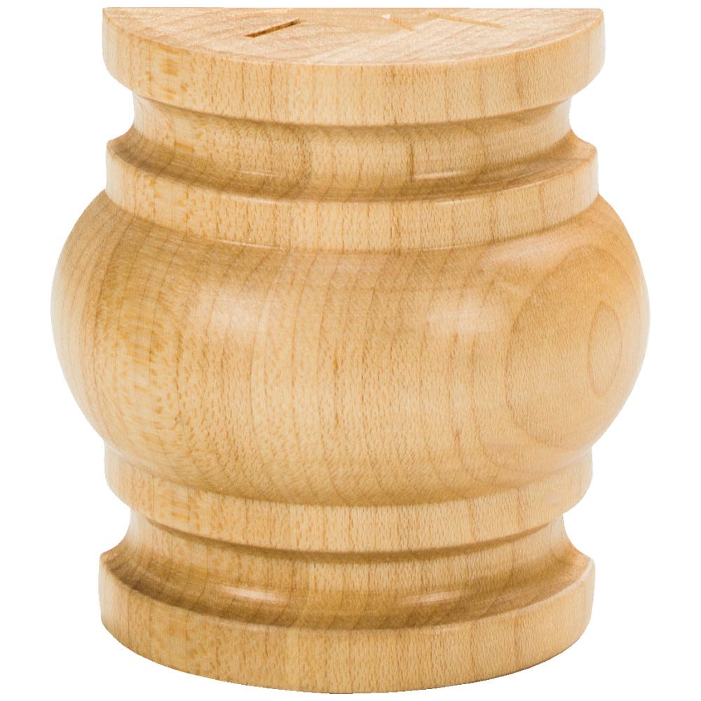 2-3/4" X 1-3/8" X 3" Half Round Spool For Use With 2" Moulding