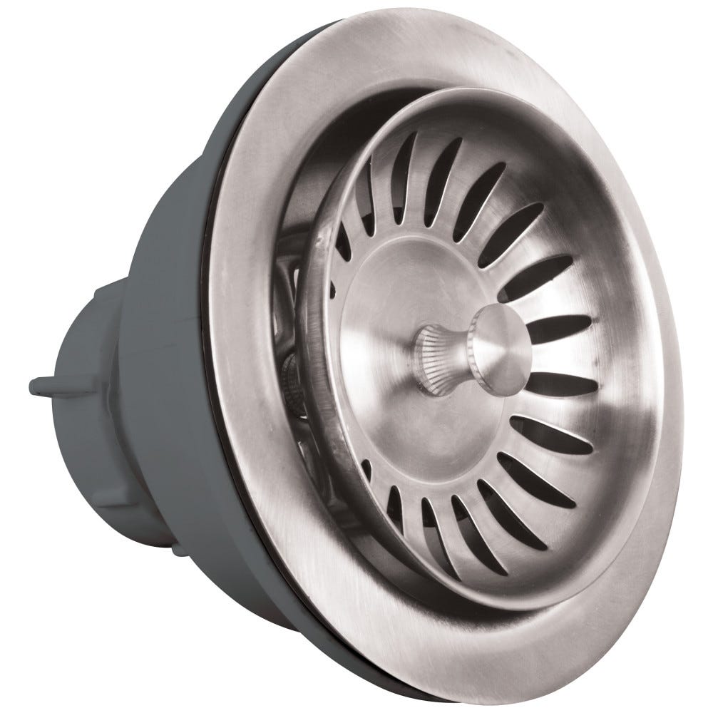 Stainless Steel Sink Strainer in polished finish, durable material for optimal drainage