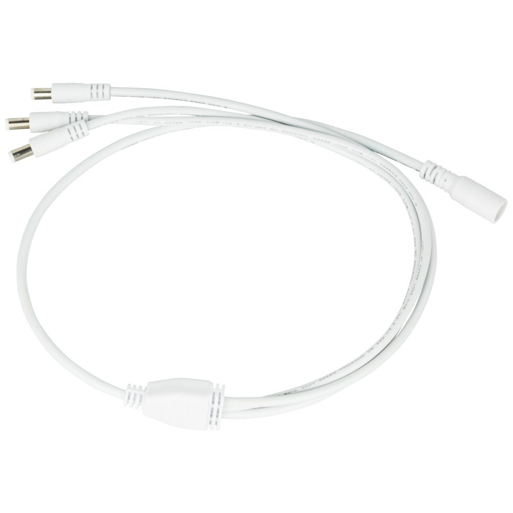 3-Way Splitter Plug in White, versatile power solution, Hardware Resources