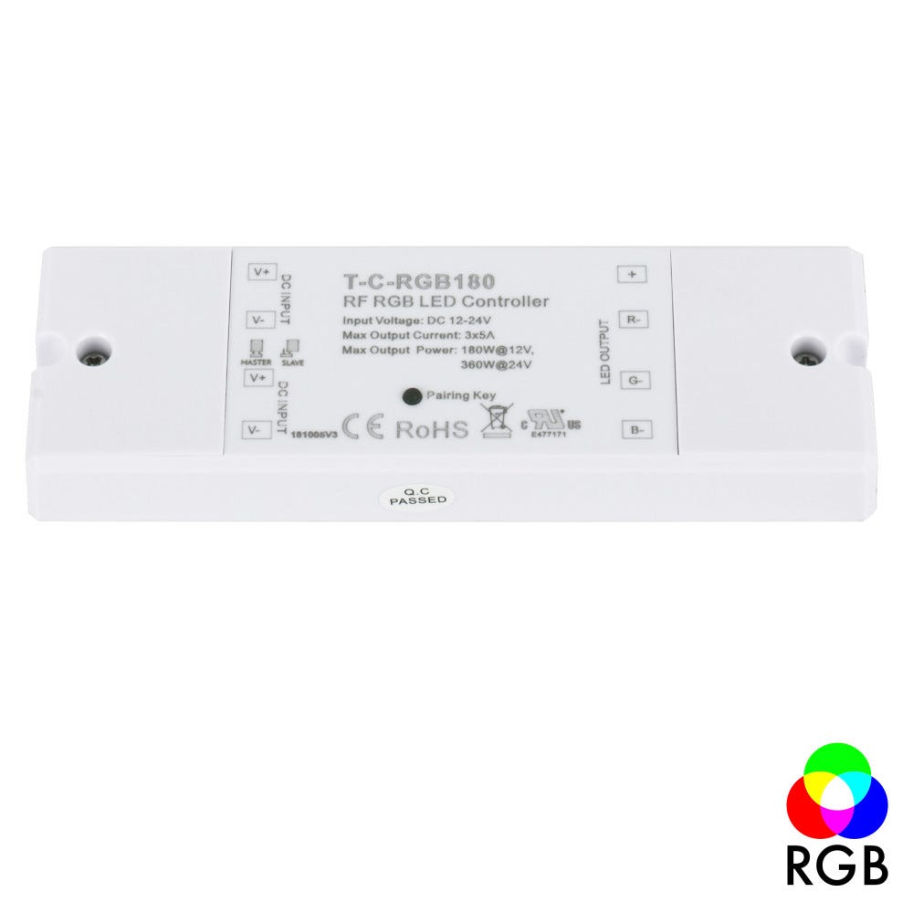 180 Watt RGB Receiver in sleek design, perfect for versatile lighting control, made by Task Lighting