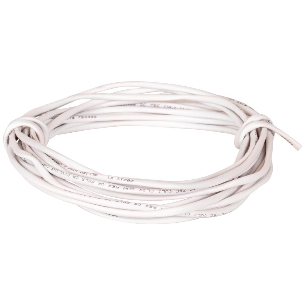 20 AWG Stranded Wire with White Jacket for Electrical Applications