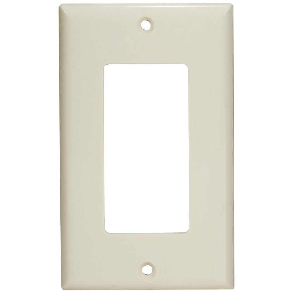 Decora Switch Plate for Wireless Controllers in Almond, stylish and durable finish, perfect for modern interiors