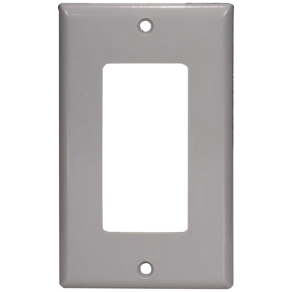 Decora Switch Plate for Wireless Controllers in Grey, sleek design made for modern interiors