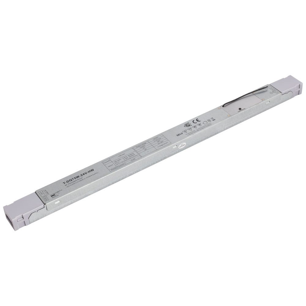 24V DC Smart Power Supply 75 Watts in sleek design, suitable for various lighting applications