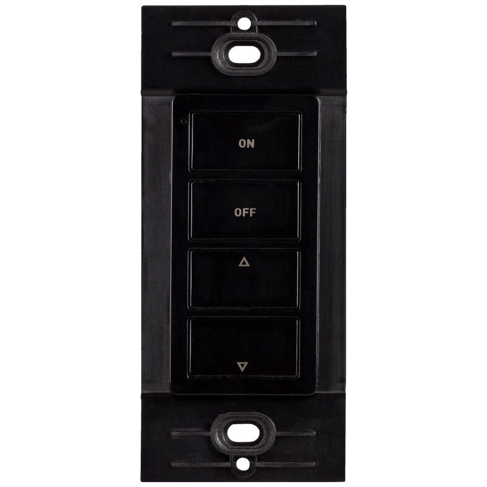 Task Lighting One Zone Wireless Controller in black, sleek design for modern lighting control