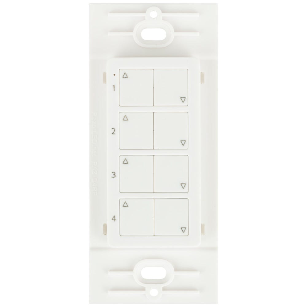Task Lighting Four Zone Wireless Controller - White, wireless lighting control device, modern design