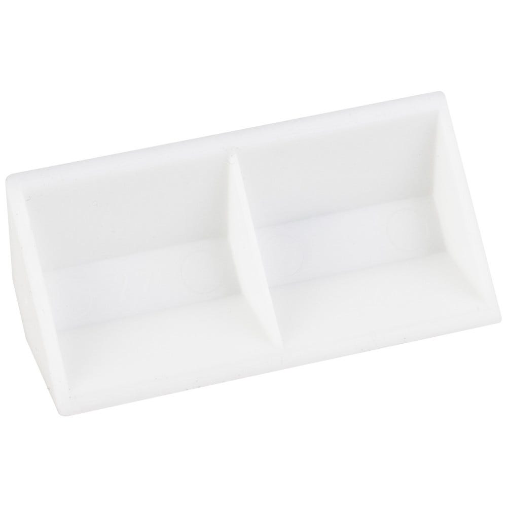 2" X 3/4" Glue Block White, functional hardware, durable material