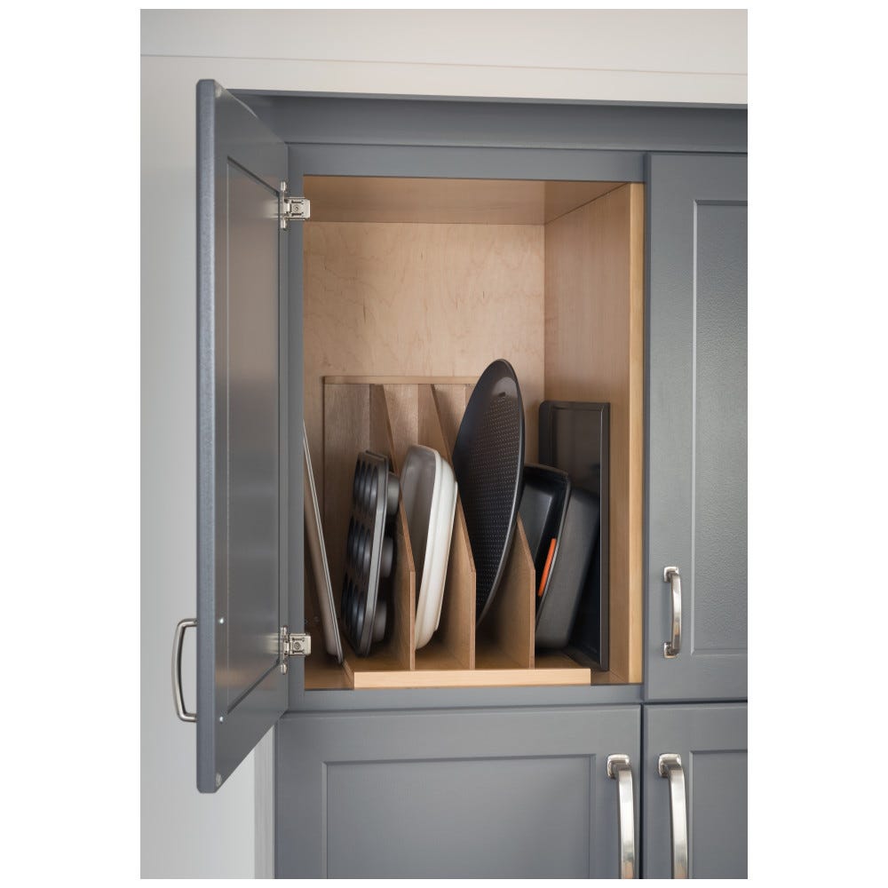 Tray Divider with 3 Sections - white finish, 11-3/4" x 22-7/16" x 15-7/16", durable material