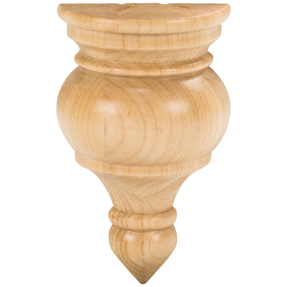 2-3/4" X 1-3/8" X 4-1/2" Transition Finial For Use With 2"Moulding