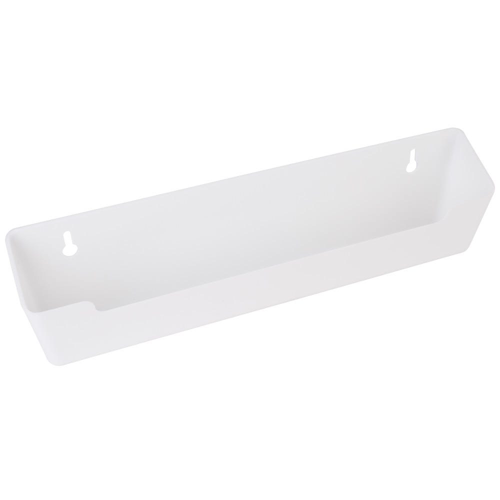 11-11/16" Wide Sink Tipout Replacement Tray in White Plastic, 1-9/16" Deep x 3" Tall