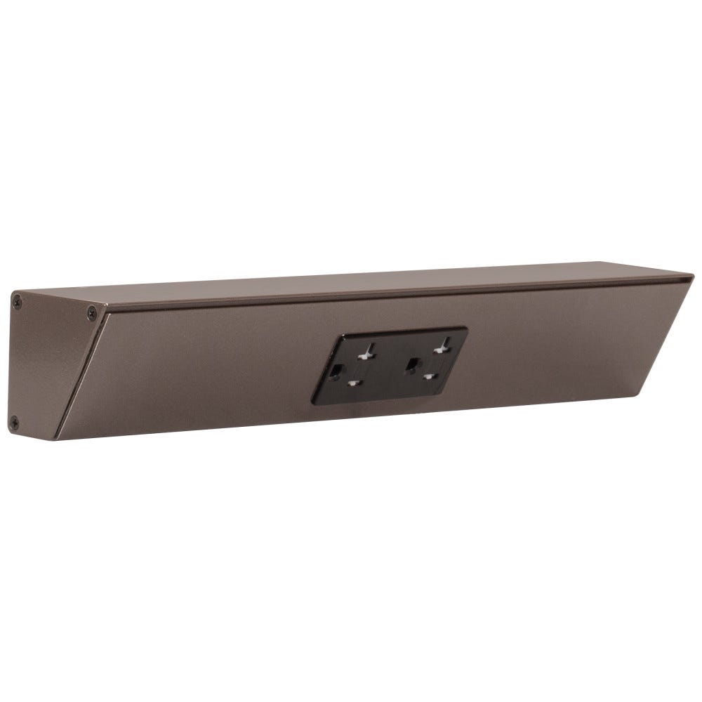 12" Tr Series, Bz Finish, Bk Duplex Receptacles