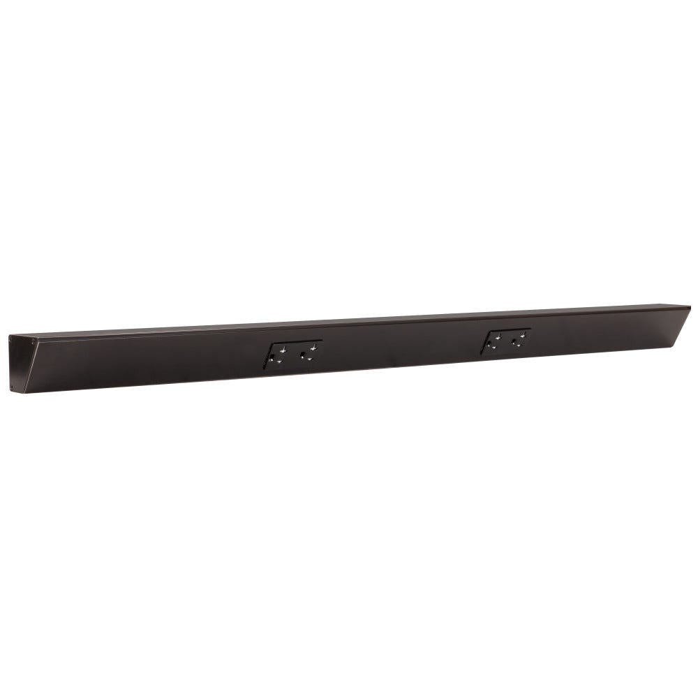 36" TR Series Black Finish Duplex Receptacles, stylish black electrical outlet for modern interiors
