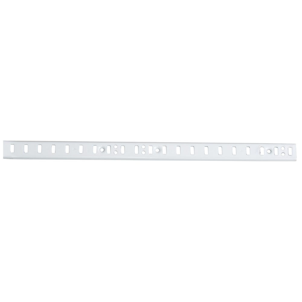 Single-Track Shelf Standard 72" White finish, functional hardware for home organization
