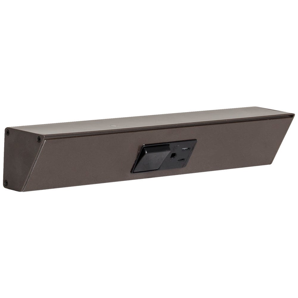 TRS-12IN-1 BK Combo SPS Switch in bronze finish, 15A receptacle, stylish lighting solution