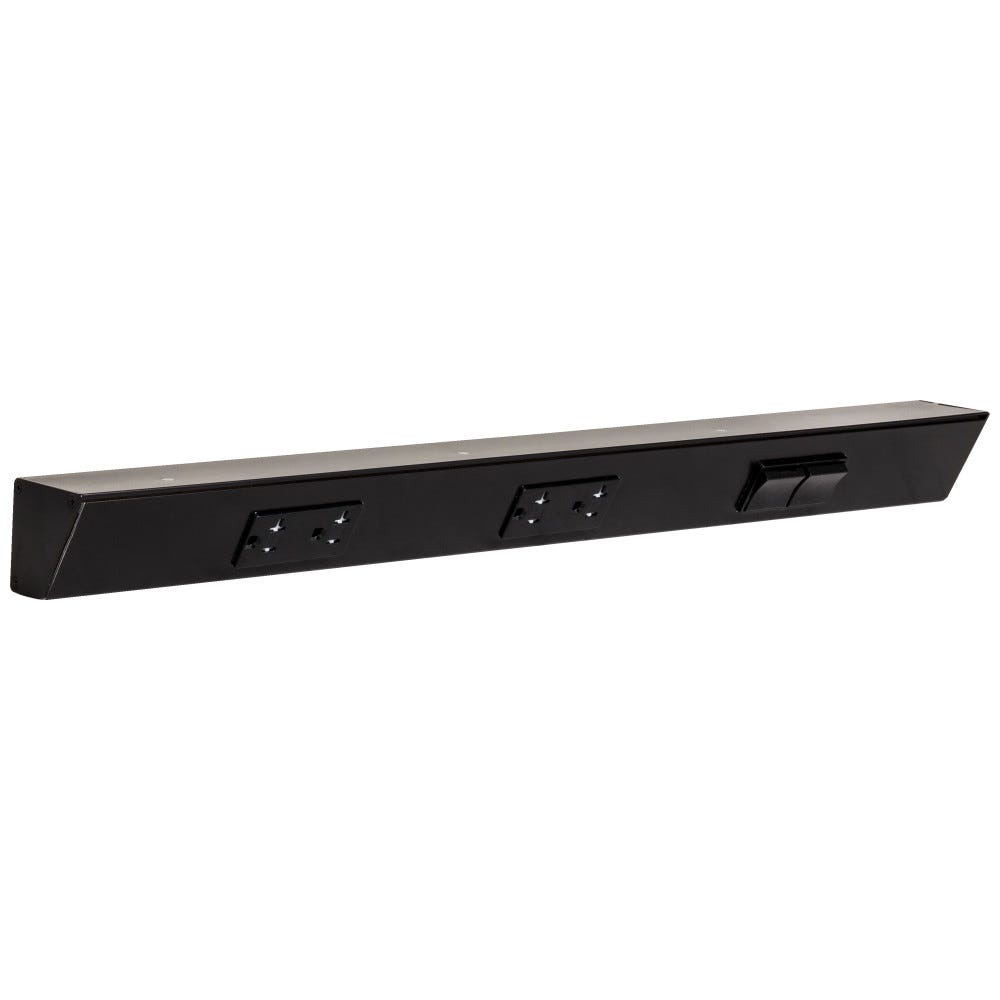 TRS 24-Inch Black Finish Recessed Light, sleek design, modern style, Task Lighting