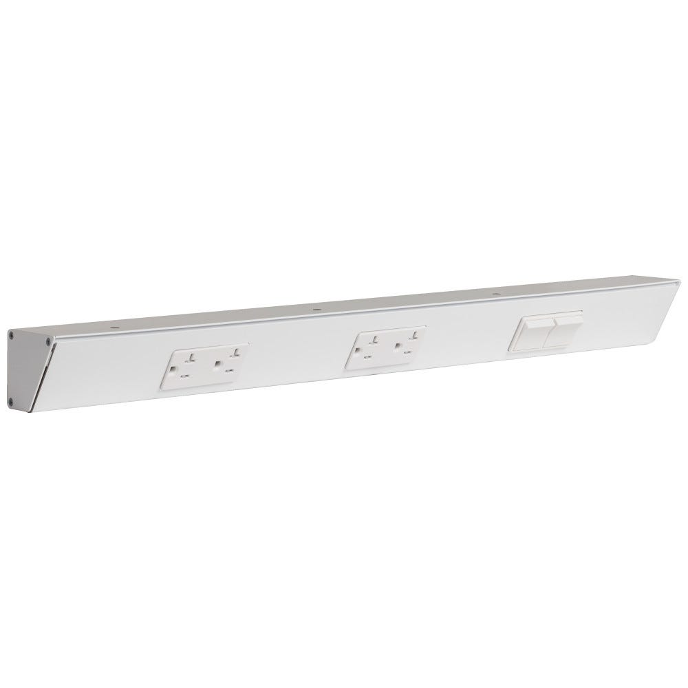 Task Lighting TRS-24IN-WT 24-inch white finish lighting fixture with right-side switch