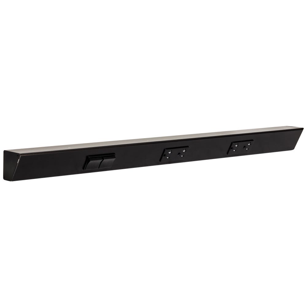 TRS-30in-BK Black Finish Light Switch, 30 inch, left switch orientation, modern design
